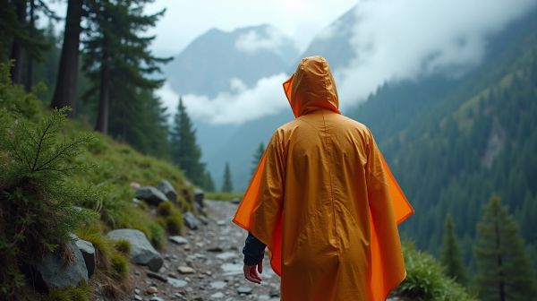 Poncho randonnée : les meilleurs choix pour rester au sec